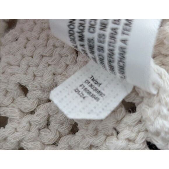 Universal Threads Tan Open Knit Cotton Blend Sweater Misses Size L - Picture 7 of 7